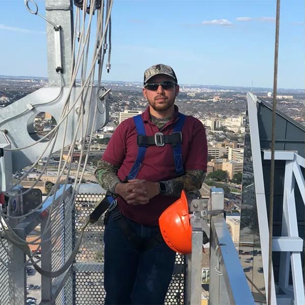 Professional Window Cleaning Worker