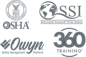 Compliant with OSHA, ANSI, Owyn and 360 Training Safety Standards